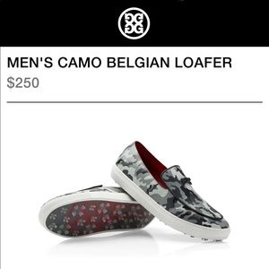 G/FORE Camo Belgian Leather Loafer Golf Shoe